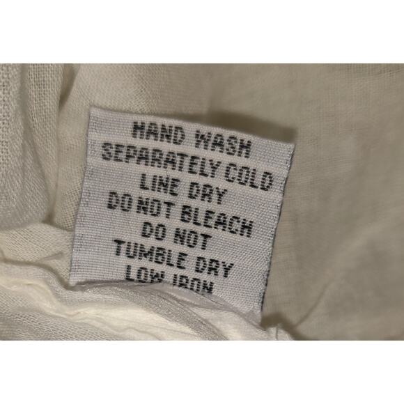 Raviya White Crocheted Skirt Dress Sz M Bohemian Beautiful Crochet Lined Medium - Picture 12 of 16